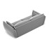 MAZZINI SOFAS Svijetlo siva baršunasta sofa 208 cm Vanda, 208x110x85 cm