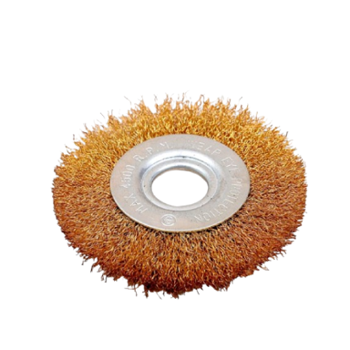 Četka za brusilicu ravna mesing FI22, 125 mm