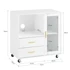 Uredski ormar s ladicama s kotačima 75 x 40 x 76 cm