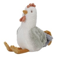 LITTLE DUTCH Plišana igračka mali pijetao 17 cm little farm, smeđa