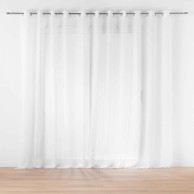 DOUCEUR D'INTÉRIEUR Bijela prozirna zavjesa od voila 400x240 cm Lissea