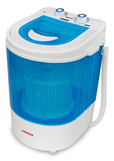 PREMIUM Mini perilica rublja Kombi 2-u-1, električna, s centrifugom, odvodnim crijevom i tajmerom