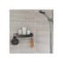 COMPACTOR Polica Clever Flip Shower Shelf, crna