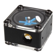 ALPHACOOL Indikator protoka Eisfluegel G1/4 kvadratni, acetal