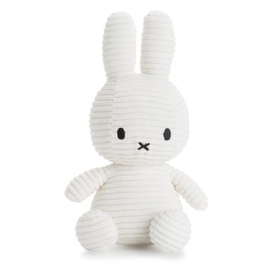 MIFFY Plišana igračka Zeko ECO Corduroy, prljavo bijela, 23 cm