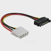 DELOCK SATA napojni kabel 15-pin na Molex 4-pin