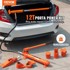 VEVOR Hidraulični komplet dizalice Porta Power 12 tona s pumpom, crveno-crni