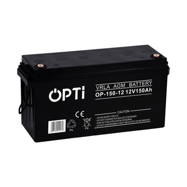 AGM Baterija za UPS OPTI, 12V, 150 AH, VRLA 