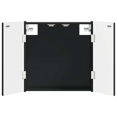 Kabinet za mete ALKMAAR, crni, 52,5 × 10,5 × 53,5 cm