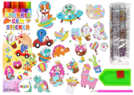 Dijamantni vez, naljepnice