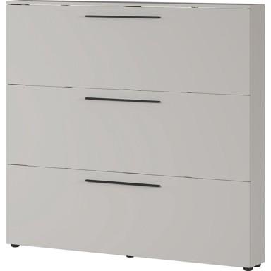 GERMANIA Sivo-bež preklopni ormarić za cipele Utah 