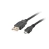 LANBERG Kabel USB CA-USBM-10CC-0018-BK, crni, 1.8m, USB 2.0, Micro-USB B na USB A