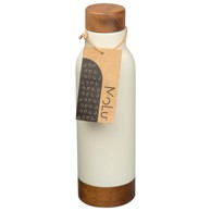 MOLU Termo boca Cote d'Azur 630 ml metalna s drvenim poklopcem bijela