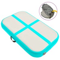 Strunjača na napuhavanje s crpkom, 60 x 100 x 20 cm, PVC, zelena