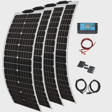 Fleksibilni solarni panel, set 200W, solar kit