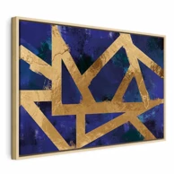 Slika Golden Geometry (1 Part) Wide 120x80