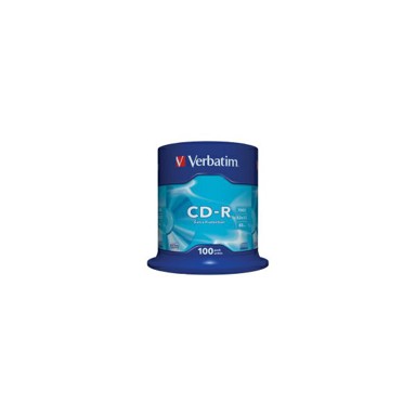 VERBATIM CD-R medij V043411, DataLife, 52×, 700 MB, spindle, 100 kom