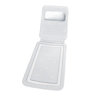 MAXIMEX Protuklizna prostirka za tuš 36x125 cm Comfort