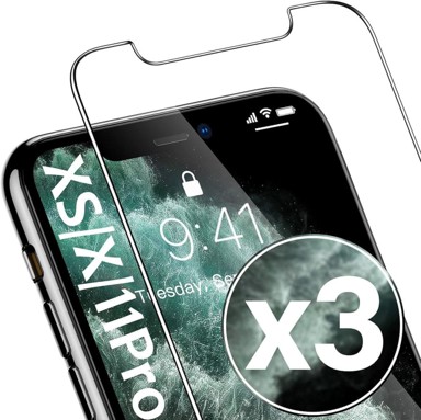 9H kaljeno staklo za Apple iPhone XS/X/11 Pro visoke otpornosti, čvrsto, 3 kom