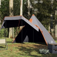 Šator tipi za kampiranje, siva, 5 osoba, 366 x 366 x 205 cm
