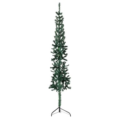 Božićno drvce umjetno, polovica, sa stalkom zelena 240 cm - zelena 