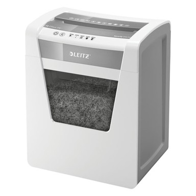 LEITZ Uništavač dokumenata IQ MicroCut 10 listova, bijelo-siva