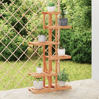 Stalak za cvijeće 75 x 25 x 140,5 cm od masivne jelovine