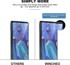 9H kaljeno staklo za Google Pixel 6 s crnim okvirom, prozirno, 2 kom