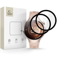 TECH-PROTECT Zaštitno staklo Glass Flex 2x Huawei Watch 5 (42mm), crno