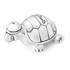 ZILVERSTAD Metalna kutijica za prvi mliječni zub Turtle ø 8x3 cm, srebrna