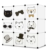 Dječji ormarić modularni W02, 9 komada
