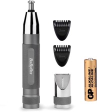 BABYLISS Super-X Metal precizni trimer 3-u-1 za nos uši i obrve 2 nastavka 2 češljića