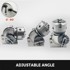 VEVOR Poluuniverzalni dijelilac s 3 čeljusti i indeksnim pločama, srebrna