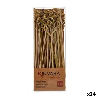 KINVARA Čačkalice s čvorom od bambusa, 24 komada