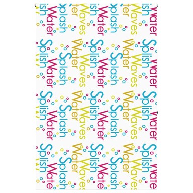 Rolo zavjesa za tuš, 150x240 cm, šareno