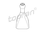 TOPRAN Navlaka mjenjača VW Golf 4/Bora/Toledo/Leon crna kpl