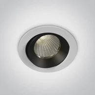 ONE LIGHT Ugradbena svjetiljka led 12w/1100lm/3000k/700ma bijela ip65 dm11112p/w/w