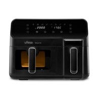 UFESA Friteza na vrući zrak Storm, dupla, crna