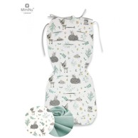 MIMINU Umetak za kolica DVOSTRANI FOREST MINT