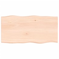 Ploča za radni stol 100 × 50 × 2 cm, hrast, netretirana