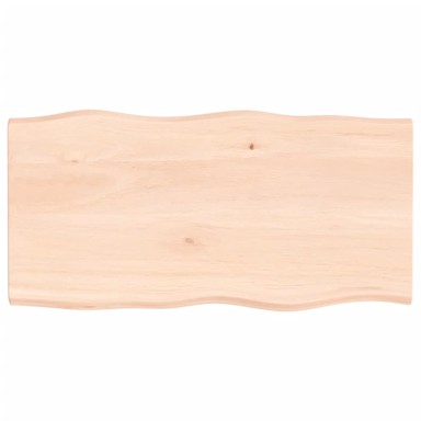 Ploča za radni stol 100 × 50 × 2 cm, hrast, netretirana