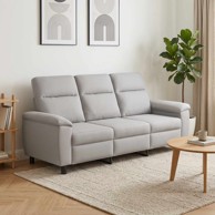 Sofa 214 x 90 x 95 cm tkanina, oblačnosiva