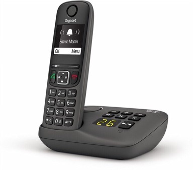 GIGASET Bežični telefon AE690A, crni