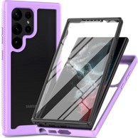 OVERBOARD Futrola za Samsung Galaxy S24 Ultra, otporna na udarce, s folijom, ljubičasta