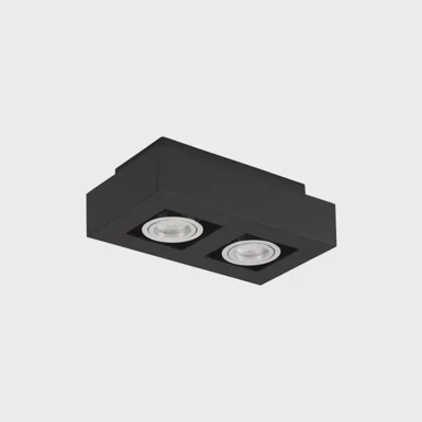 Nadgradna svjetiljka Robin NL9030434, crna, GU10, 2x10 W, IP20, 100–260 V