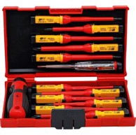 BGS Set VDE odvijača s izmjenjivim nastavcima, 13 dijelova