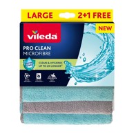 VILEDA Krpe za čišćenje od mikrovlakana, set od 6 kom, Pro Clean