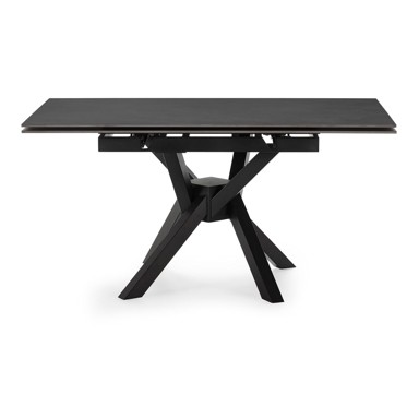 MARCKERIC Proširiv blagovaonski stol s dodatnom pločom s kamenom pločom stola 90x150 cm Arlene