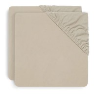 JOLLEIN Plahta jersey 2-djelna 60x120cm, smeđa