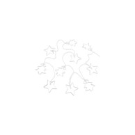 MARKSLÖJD Svjetleći lanac broj žarulja 10 kom s božićnim motivom dužina 160 cm Tri 